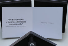 Load image into Gallery viewer, Limited Edition Gift and Personalised Card - Organic Cold-Pressed Black Seed Oil 100ml