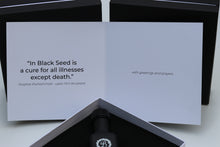 Load image into Gallery viewer, Limited Edition Gift and Personalised Card - Organic Cold-Pressed Black Seed Oil 100ml
